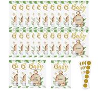 Maigridy Confezione da 24 carte da gioco per baby shower, biglietti per lotterie, eccitanti, feste divertenti, attività rompighiaccio, attività baby shower