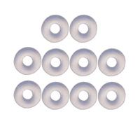 Maigridy Dischi in silicone penetranti flessibili anti iperplasia piattino previene irritazione perforazione pastiglie disco orecchio per orecchini, Misura unica, come descritto, come descritto