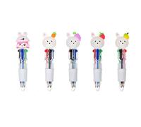 Maigridy Penna a sfera multicolore 4 Color-in-1 Penna a sfera Punta da 0,7 mm per codifica a colori Journaling Forniture per ufficio Strumenti di scrittura Forniture per la scuola