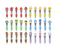 Maigridy Penna a sfera multicolore 4 Color-in-1 Penna a sfera Punta da 0,7 mm per codifica a colori Journaling Forniture per ufficio Strumenti di scrittura Forniture per la scuola