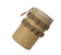 Maigridy Sacchetti per bottiglie d'acqua con foro per appendere il carrello portabicchieri porta bollitori leggeri per riporre oggetti vari con foro per appendere, cachi, L