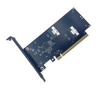 Maigridy Scheda adattatore PCIExpress X16 a SFF 8654 8i che supporta l'espansione GPU esterna con doppia connettività MCIO Adattatori GPU Opzione