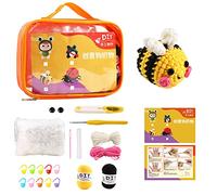 Maigridy Set di uncinetti in lana per principianti a mano ferri da maglia aghi filati lana accessori per cucire kit giocattolo artigianato per maglieria