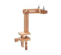 Maigridy Supporto regolabile per ricamo a punto croce, supporto in legno a mani libere, per cucire il grembo sul tavolo da tavolo con telaio in legno girevole a croce