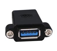 Maigridy USB3.0 Femmina a Femmina Adattatore Connettore USB3.0 Accoppiatore Genere Changer Extender Convertitori Pannello Foro Expander Estensione Scheda Madre