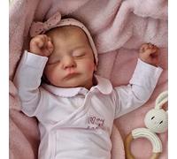 MAIHAO 49cm Bambole Reborn Femmina Bambolotti di Silicone Originali Bambola realistica Neonato bambile Toddler Occhi Chiudi Maschio Reborn Baby Dolls