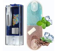 maikeduo Capsule Aromatiche per Sigarette, 2000 PCS Palline Sigarette Aromatizzate + Il Nuovo Capsule Sigarette Macchina, Click Ball per Sigarette (Menta + caffè)