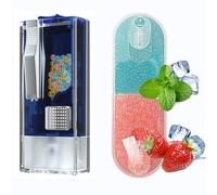 maikeduo Capsule Aromatiche per Sigarette, 2000 PCS Palline Sigarette Aromatizzate + Il Nuovo Capsule Sigarette Macchina, Click Ball per Sigarette (Menta+Fragola)