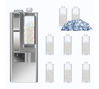 maikeduo Menthol Balls for Cigarettes, 800 PCS Palline Sigarette Aromatizzate + Metallo Capsule Sigarette Macchina, Click Ball per Sigarette (Ghiaccio Nero)