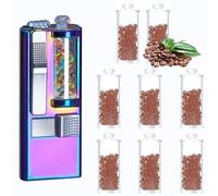 maikeduo Palline Aromatiche per Sigarette, 800 PCS Palline Sigarette Aromatizzate + Metallo Capsule Sigarette Macchina, Click Ball per Sigarette (caffè)