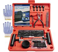 MAIKEHIGH 100 Pezzi Kit Riparazione Pneumatici Auto, Kit Riparazione Gomme | Ripara Gomme Tubeless Emergenza per Auto, Moto, Trattore, Camion, ATV, SUV