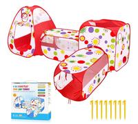 MAIKEHIGH Tunnel Gioco per Bambini, 4 en 1 Pop Up Tenda