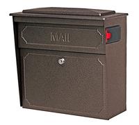 mail Boss 7173 Townhouse Locking Wall Mount Mailbox, 7174
