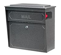mail Boss 7173 Townhouse Locking Wall Mount Mailbox, 7175