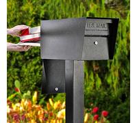 Mail Boss 7536 Street Safe Latitude - Cassetta delle lettere con serratura a doppia porta, colore: nero