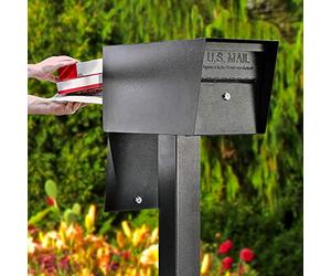 Mail Boss 7536 Street Safe Latitude - Cassetta delle lettere con serratura a doppia porta, colore: nero