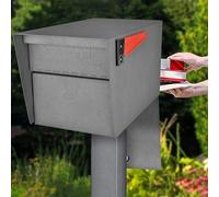 Mail Boss Cassetta postale di sicurezza con serratura di sicurezza, 7525 V, colore: granito