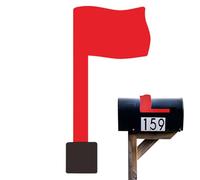 Mail Box Flag Replacement, Easy Install Mailbox Flag Replacement Acrylic | Hardware For Alarm Alert | Hardware For Alarm Alert Outdoor Home Letter Brick Door Farmhouse House Decors