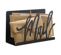 Mail Organizer Racks, Letter Sorter Holder, Desktop File Storage Tray, Metal Envelope Display Stand, Postcard Mails Rack for Desk, Home, Front, Dorm, Study Room, Classroom, 5.91x2.17x3.74 Inches