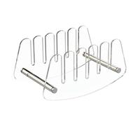 Mail Sorter verticale acrilico multi-slot scrivania buste Storage | Portalettere per casa, ufficio, appartamento, soggiorno, ingresso, armadio, piano di lavoro, libreria, banconote, cartoline