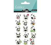Maildor Adesivi Cooky, Panda, Carta, Assortiti, 15 unità