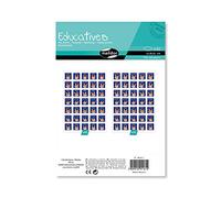 Maildor AE161C - adesivi 3D educativi - 20 fogli 16x21cm - BONS POINTS (700 adesivi)