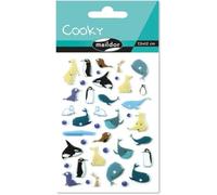 Maildor Cooky Stickers-Animale del Polo Nord, 1 Foglio, Prodotti Multipli, Multicolore, 17.5 x 9.0 x 0.2 cm