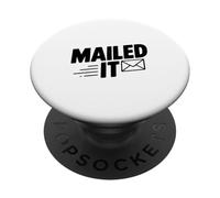 Mailed It divertente per gli impiegati postali e gli amanti della posta PopSockets PopGrip Adesivo