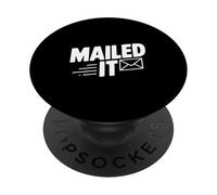 Mailed It divertente per gli impiegati postali e gli amanti della posta PopSockets PopGrip Adesivo