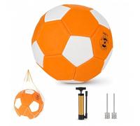 Mailfull Football Curve Ball Misura 5 per Allenamento Indoor e Outdoor | con Pompa e Ago per il Gonfiaggio Pallone a Effetto Flessibile ed Elastico (EVA/Gomma)