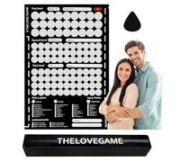 Mailfull Poster Di Gioco D'amore 100 Date Night Game Creative Scratch Off Lista Desideri Coppia Anniversario per Coppie Regalo Boyfriend Gift