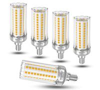 MAILIHAO Lampadine LED E14 16W 3000K Bianca Calda 1900LM, Equivalenti a 120W 150W Lampada Alogena, Angolo 360,Lampadina Edison,Non Dimmerabile,Nessun Sfarfallio E14 LED Calda, 5 Pezzi