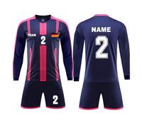 Maillot de Foot 2026 Personnalisé Ensemble Complet Haut Short Chaussette | Ensemble de Maillots Football pour Garçons et Enfants Cadeaux pour les Fans Vêtements avec chaussettes