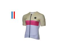 Maillot manches courtes lebram pas de peyrol beige rose