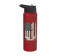 MailMan PostMan Post Office Worker Patriotic Postal Worker Stainless Steel Insulated Water Bottle
