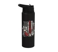 MailMan PostMan Post Office Worker Patriotic Postal Worker Stainless Steel Insulated Water Bottle