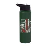 MailMan PostMan Post Office Worker Patriotic Postal Worker Stainless Steel Insulated Water Bottle