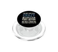 Mailwoman Postwoman Postman Work At Post Office Crazy PopSockets PopGrip per MagSafe
