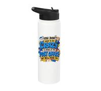 Mailwoman Postwoman Postman Work At Post Office Crazy Stainless Steel Insulated Water Bottle