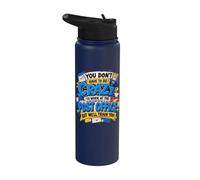 Mailwoman Postwoman Postman Work At Post Office Crazy Stainless Steel Insulated Water Bottle