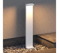 maimai Lampione da Giardino 3000K, Luminoso da Giardino IP65 Paletti Esterni Led 10X6X60cm in Alluminio per Giardini, Parchi, Aree Residenziali e Ingressi LumaTorch, Sabbia bianco