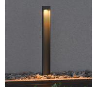 maimai Lampione da Giardino 3000K, Luminoso da Giardino IP65 Paletti Esterni Led 6X6X60cm in Alluminio per Giardini, Parchi, Aree Residenziali e Ingressi BaldersLights, Sabbia grigio scuro