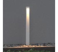 maimai Lampione da Giardino 3000K, Luminoso da Giardino IP65 Paletti Esterni Led 6X6X80cm in Alluminio per Giardini, Parchi, Aree Residenziali e Ingressi BaldersLights, Sabbia bianco