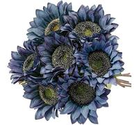 Maimeili 7 Pezzi Vero Touch Girasoli Artificiali per Tutti I Festival Bouquet Sposa della Sposa della Sposa Benedizione Decorazione per Feste Esterne Giardino
