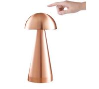 Maimeili Lampada da Tavolo LED Touch Metallo Ricaricabile a Batteria Portatile Regolabile in Luminosità Design Semplice per Ristorante Cena da Coppia Camera da Letto Bar KTV Picnic all'Aperto