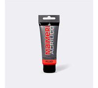 Maimeri ACRILICO 200 ml, Feine Künstleracrylfarbe, Farbton Fluoreszenzrot