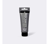 Maimeri ACRILICO 200 ml, Feine Künstleracrylfarbe, Farbton Grau dunkel