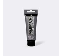 Maimeri ACRILICO 75 ml, Feine Künstleracrylfarbe, Farbton Karbonschwarz