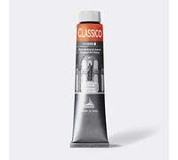 Maimeri CLASSICO 200 ml, Extra feine Künstlerölfarbe, Farbton Permanentrot orange