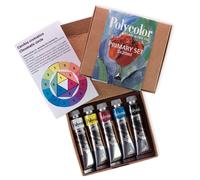 MAIMERI - M1298049 - Colori vinilici Polycolor Primary Set - 20 ml - colori primari (nero, bianco inclusi) - Maimeri - set 5 pezzi - 82102 - Conf. da 1 Pz. - M1298049